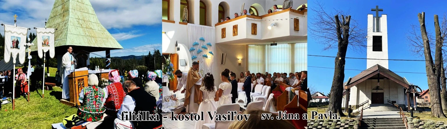 Vasiľov – farské slávnosti, interiér a filiálny kostol